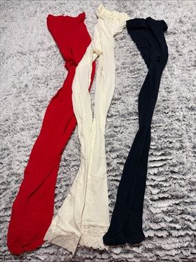 Women’s Red White /blue Hosiery like new